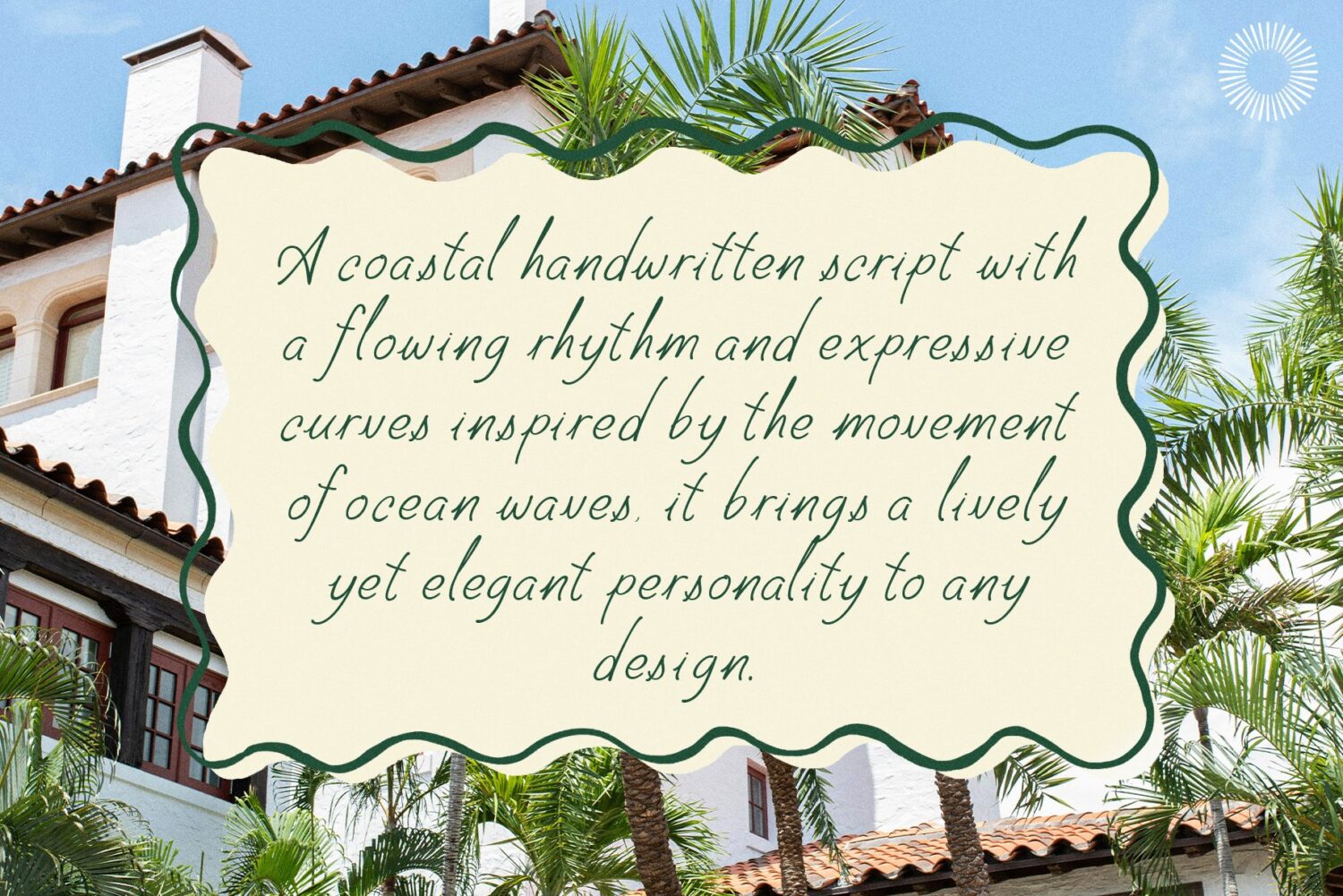 coastal handwritten unique script font