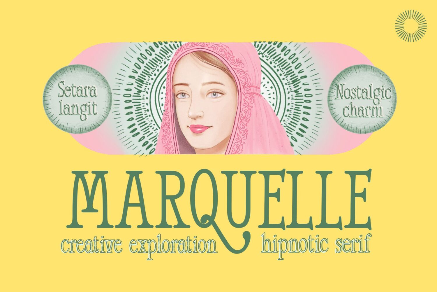 nostalgic serif font