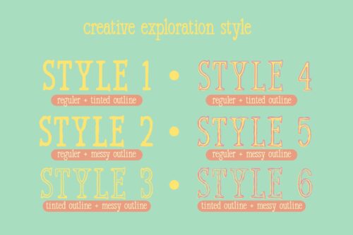 nostalgic serif font