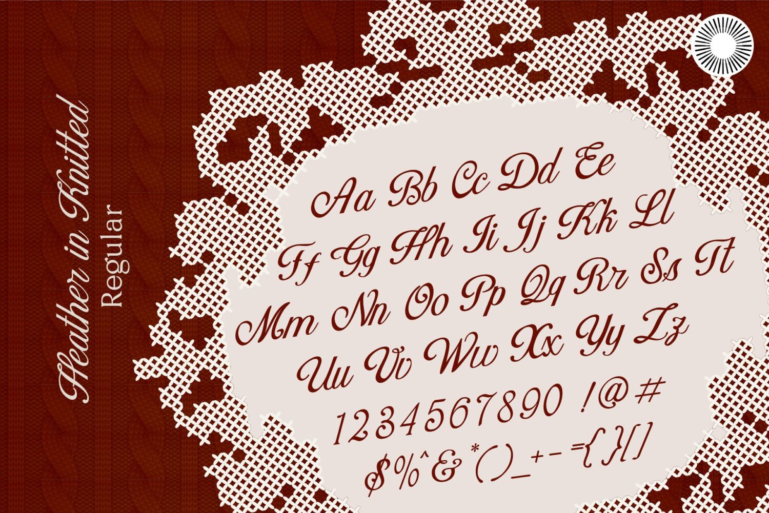 Cross Stitch Font