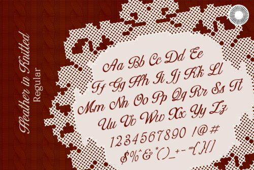 Cross Stitch Font