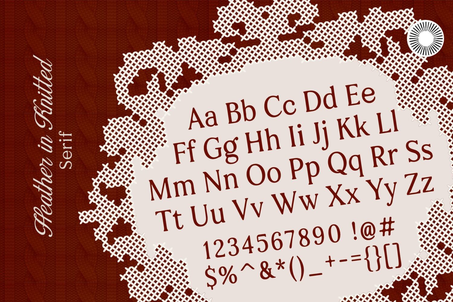 Cross Stitch Font