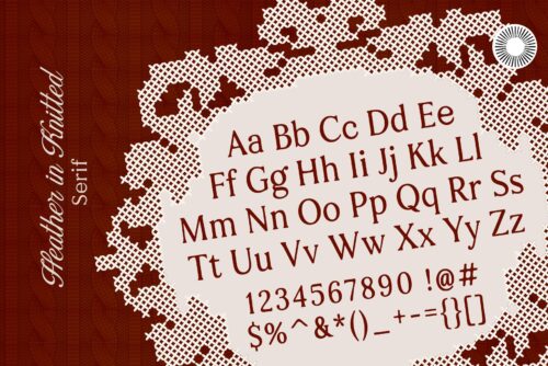 Cross Stitch Font