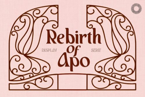 display serif freebies font