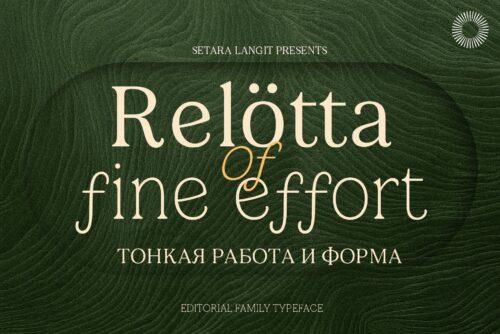 Editorial Family Typeface