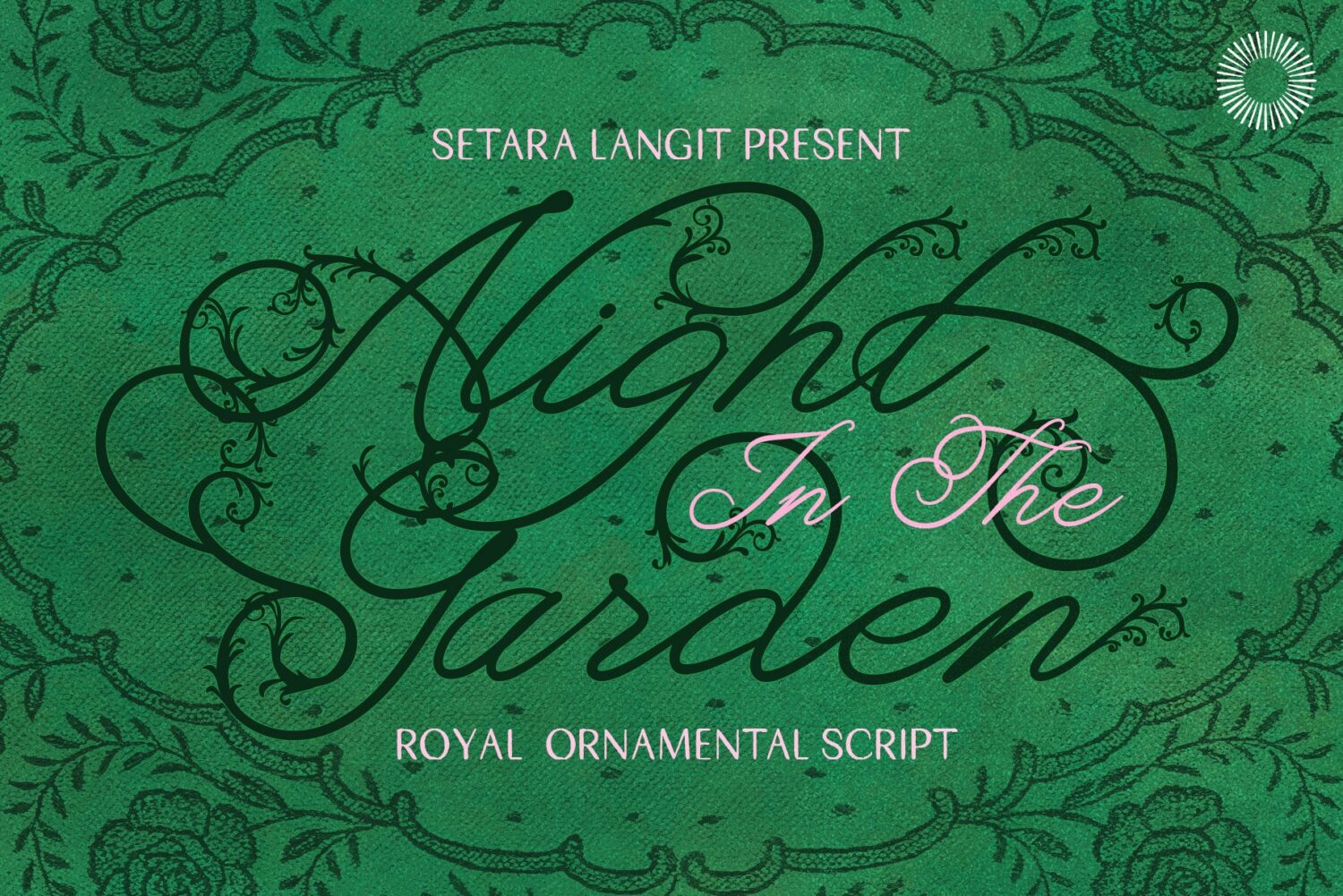 royal ornamental script