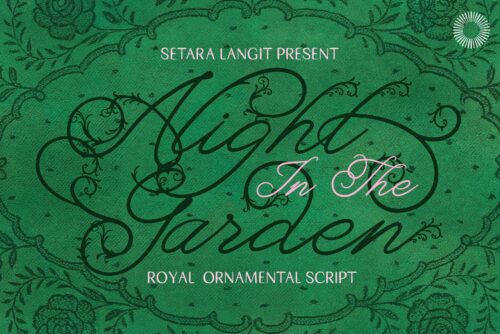 royal ornamental script