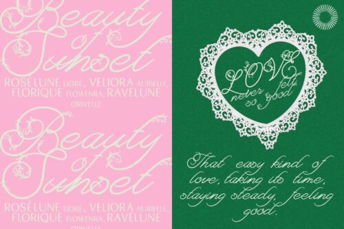royal ornamental script