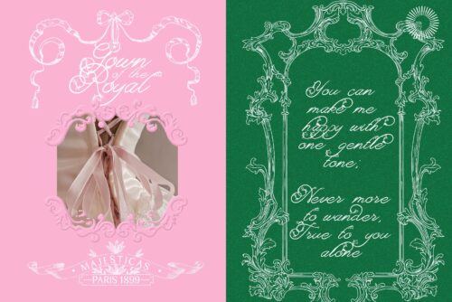 royal ornamental script