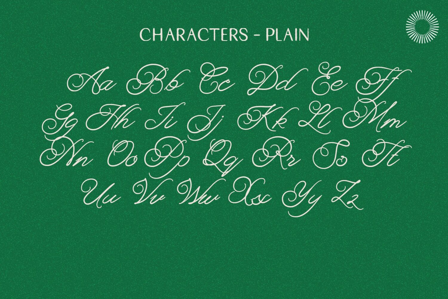 royal ornamental script