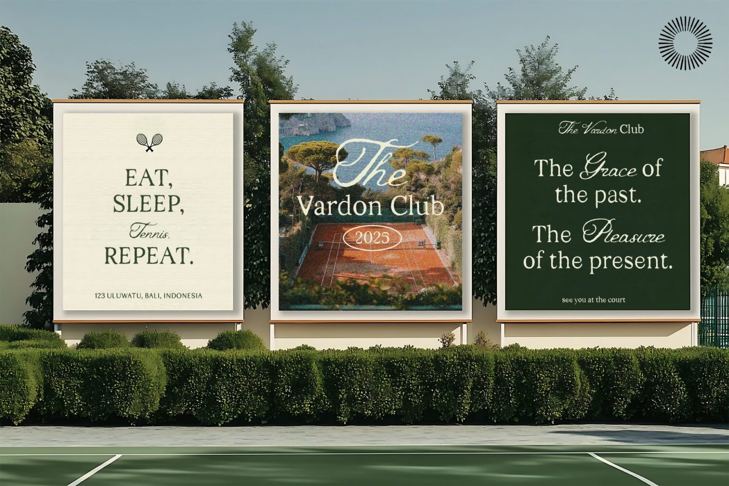 sans serif script trio font