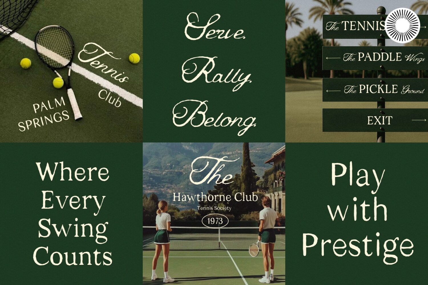 sans serif script trio font