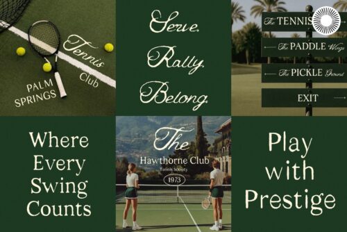sans serif script trio font