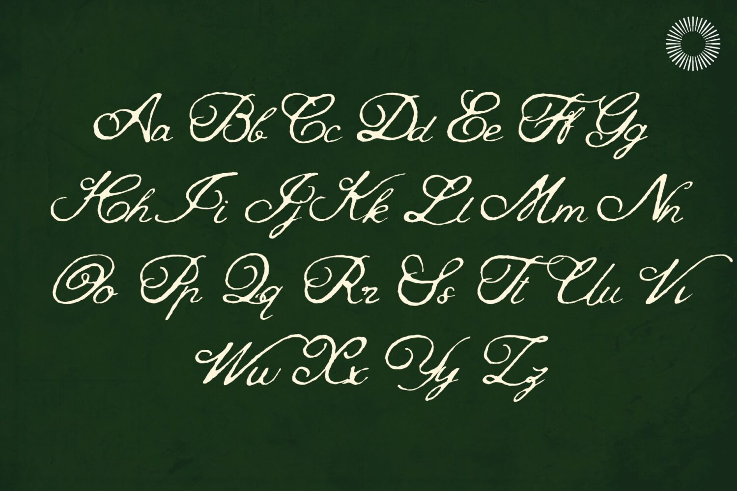 sans serif script trio font