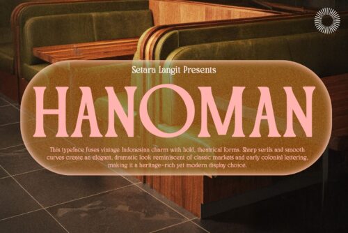 vintage serif font