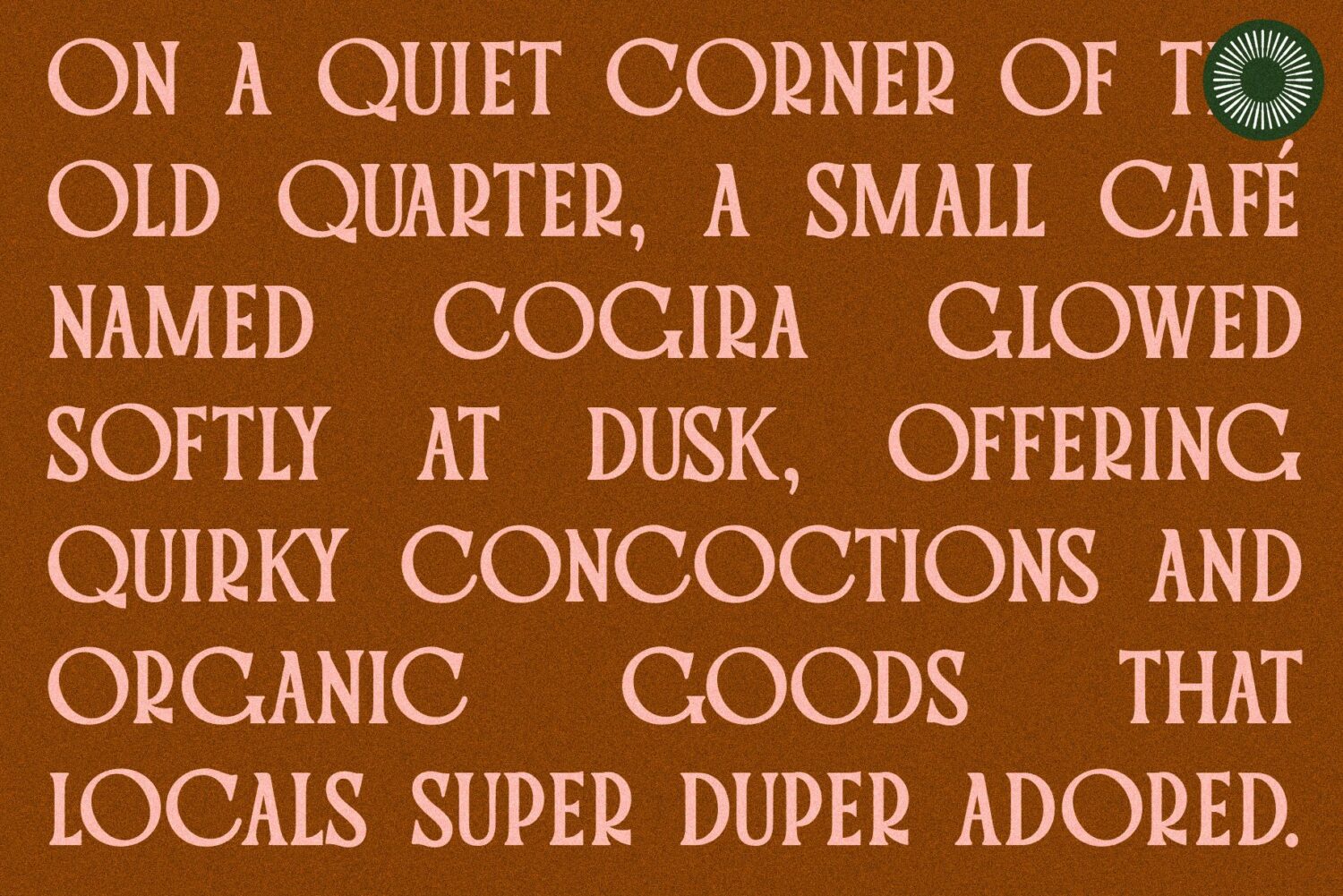 vintage serif font