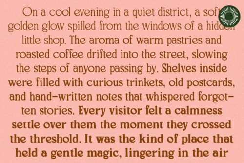 vintage serif font