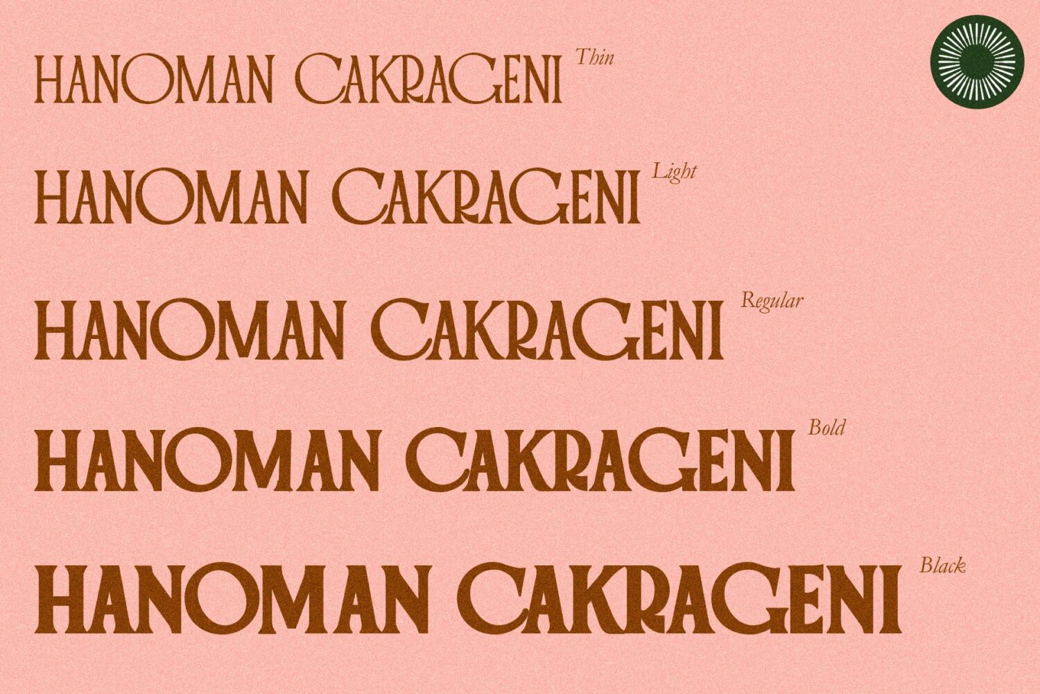 vintage serif font