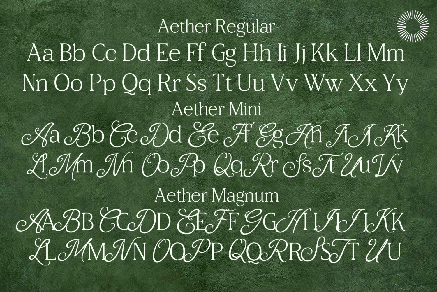 Aether-multi-style-serif