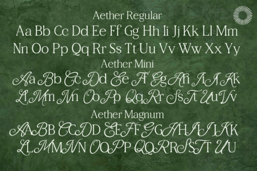 Aether-multi-style-serif