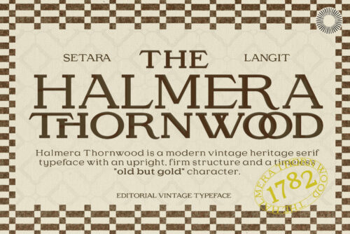 Halmera-Thornwood-Multi-weight-Serif-Font-Family-Vintage-Heritage