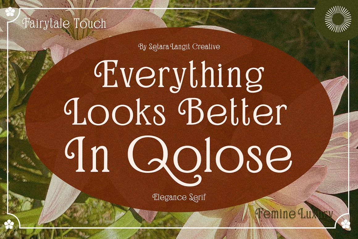 Qolose-Fairytalle-Serif