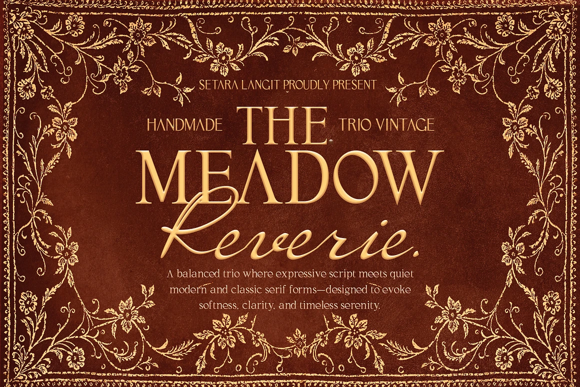 Meadow-Reverie-Trio-Vintage-Font-Bundle