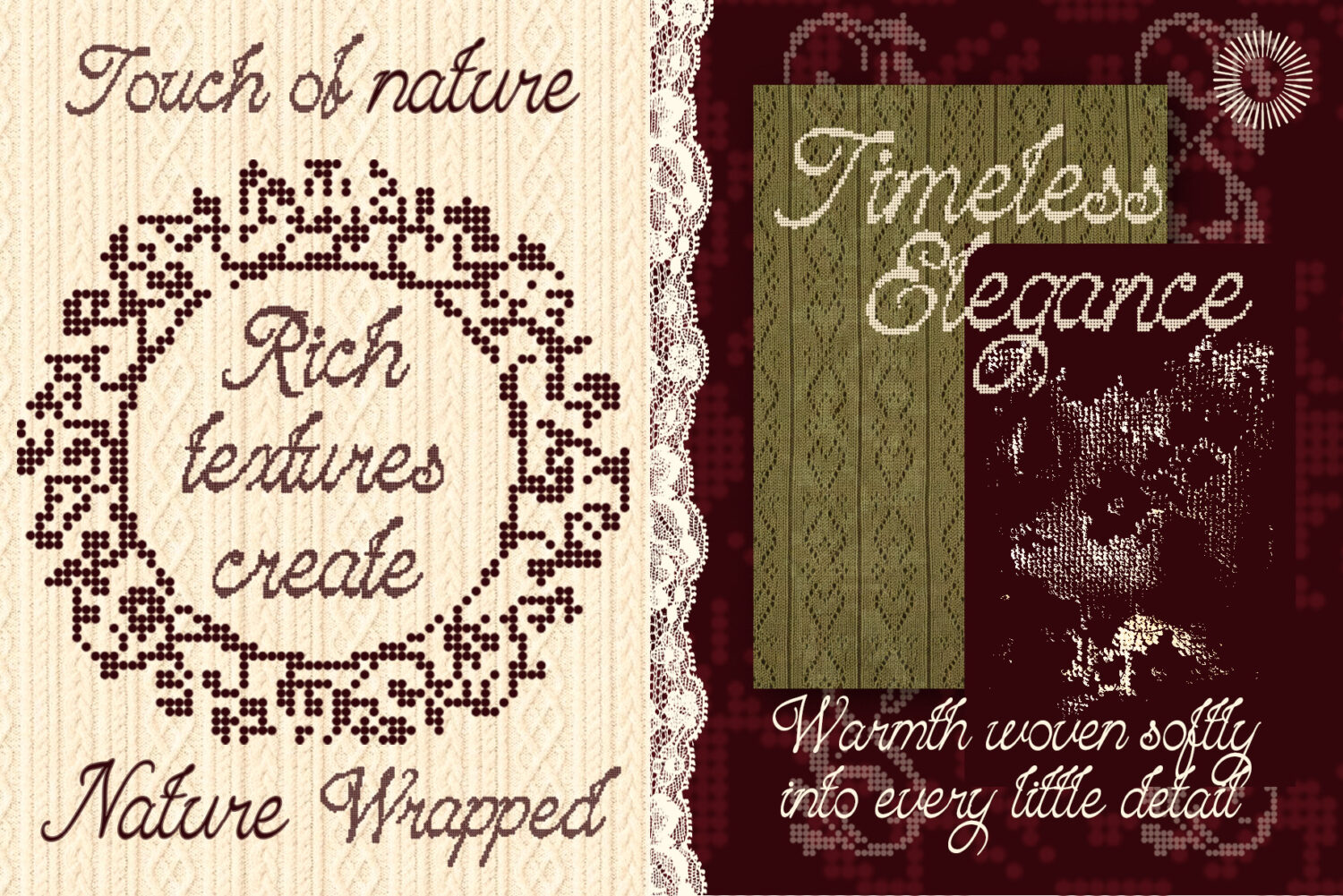 Dotted-Knit-Script