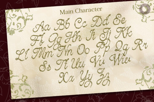 Dotted-Knit-Script