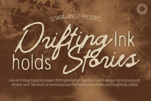 Drifting-Ink-Script-&-Sans-Font-Bundle