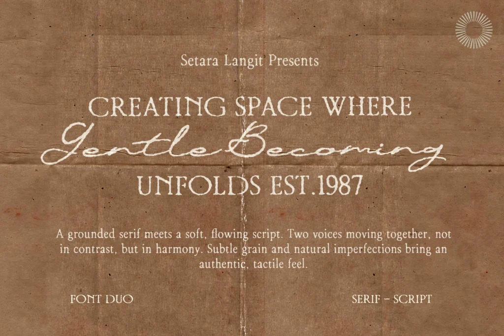Gentle Becoming font
