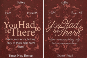 Before vs After using Charm Hush
