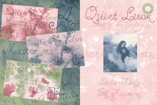 Little Clover - Organic whimsical script, based on experimental shape, inspired from garden
