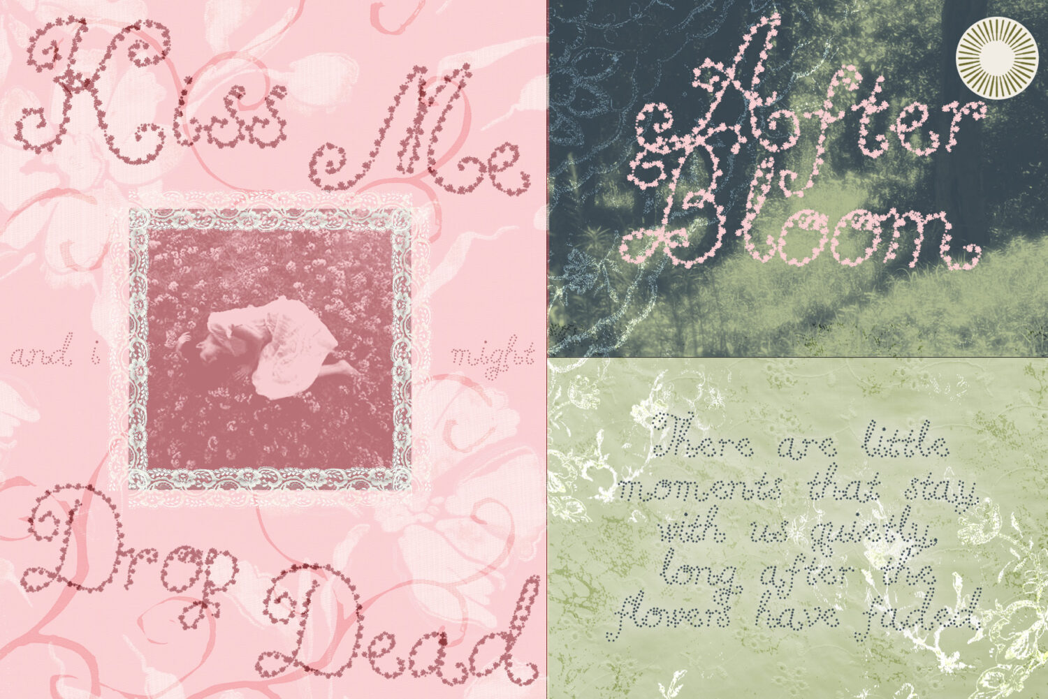 Little Clover - Organic whimsical script, based on experimental shape, inspired from garden