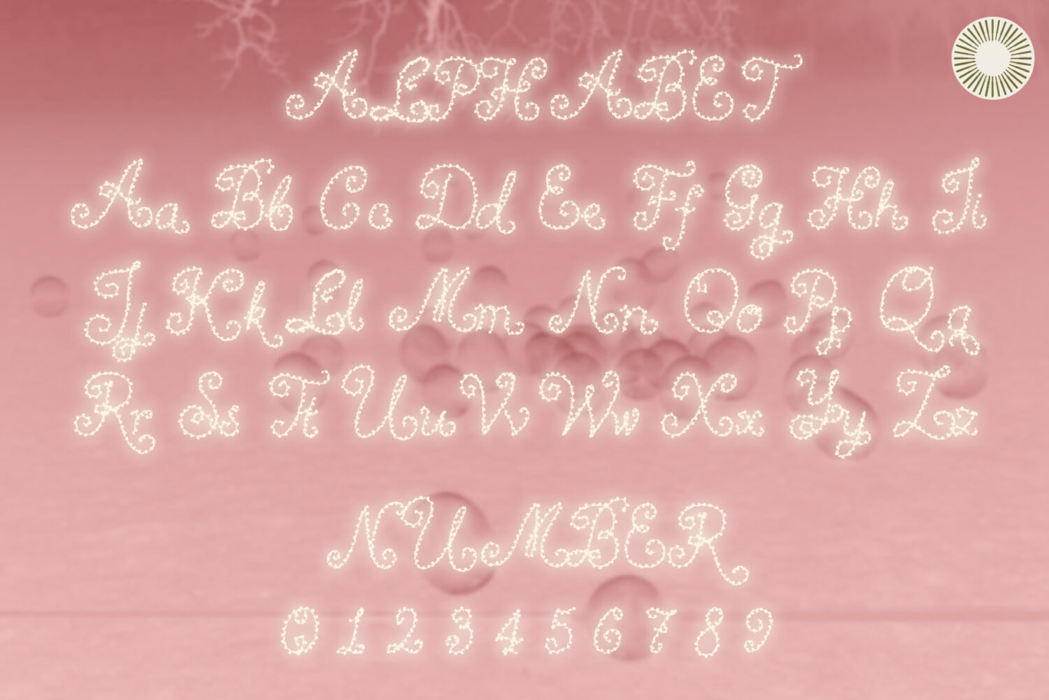 Little Clover - Organic whimsical script, based on experimental shape, inspired from garden