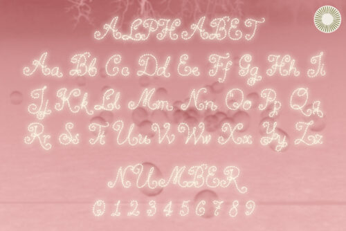 Little Clover - Organic whimsical script, based on experimental shape, inspired from garden
