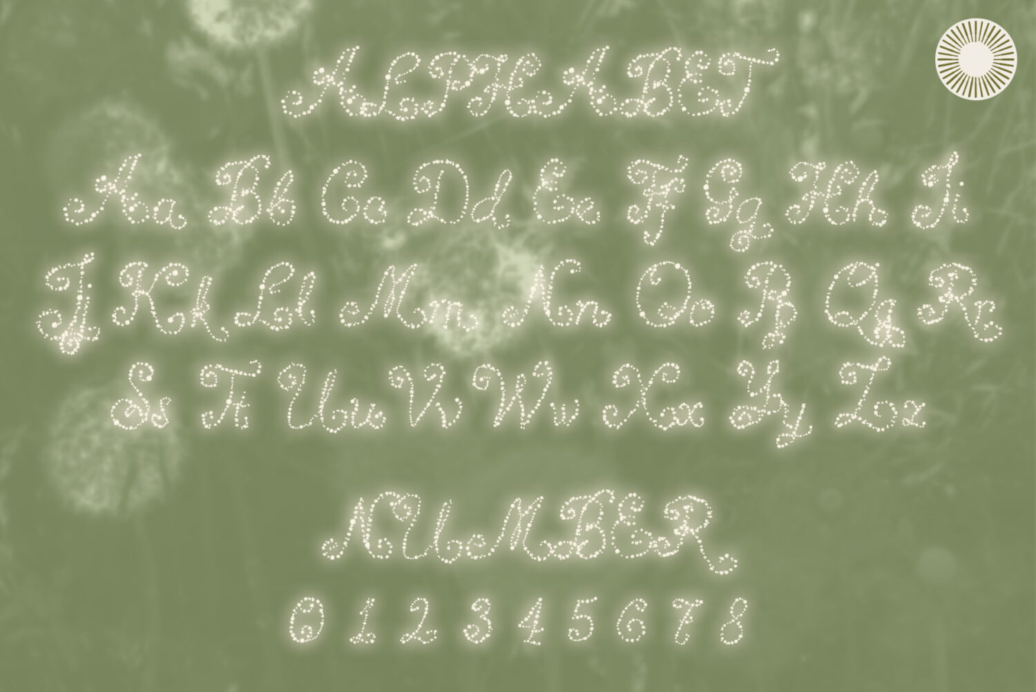 Little Clover - Organic whimsical script, based on experimental shape, inspired from garden