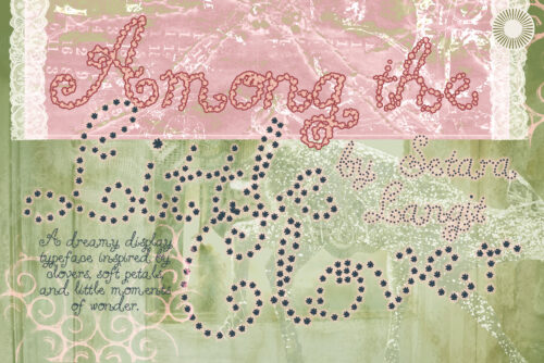 Little Clover - Organic whimsical script, based on experimental shape, inspired from garden
