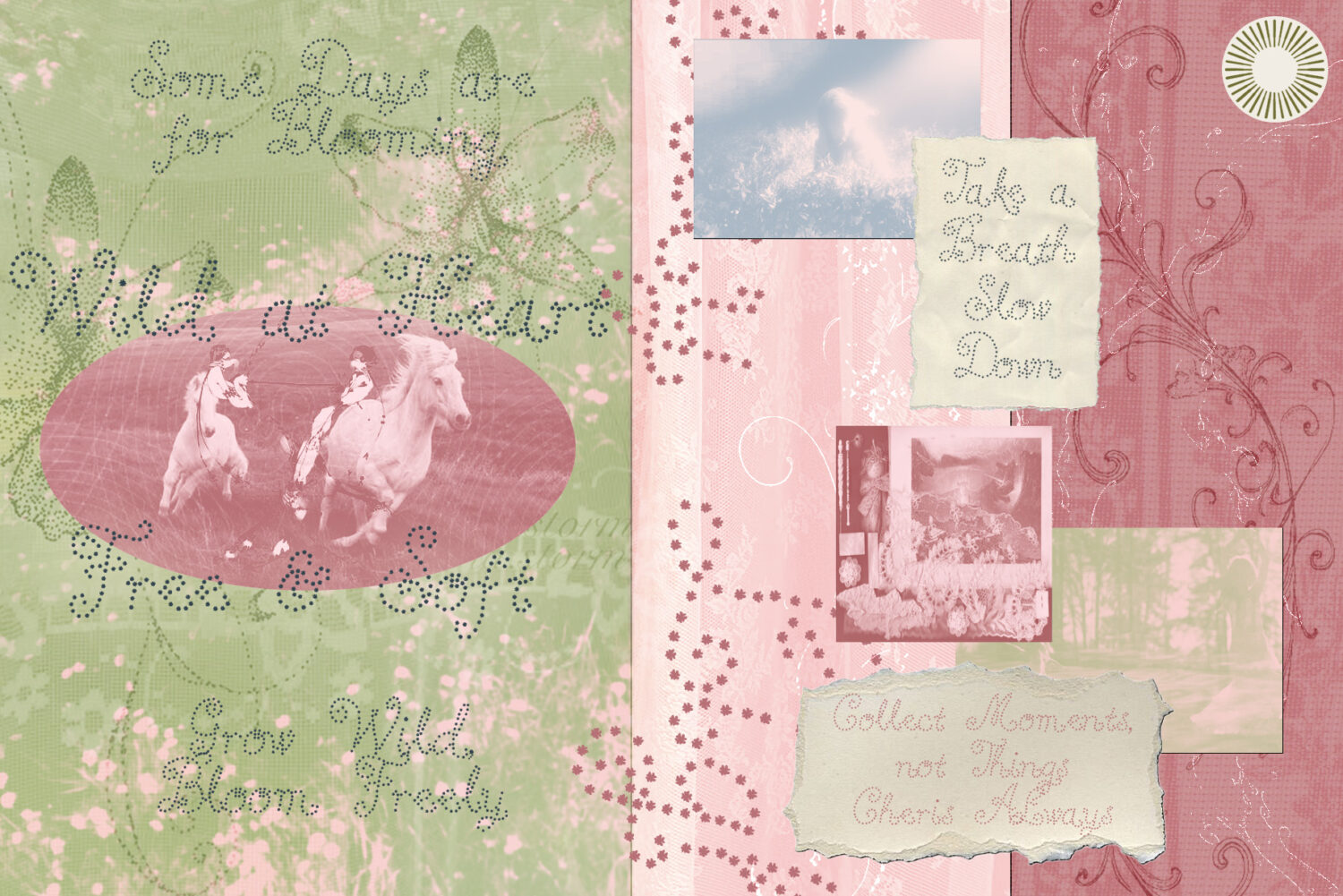 Little Clover - Organic whimsical script, based on experimental shape, inspired from garden