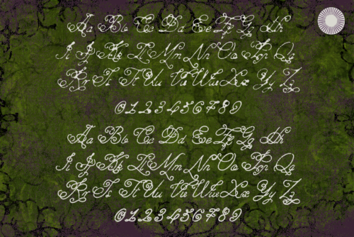 Wild-Flower-Gothic-Font-Layering