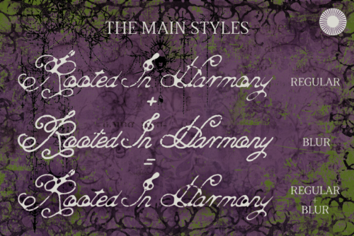 Wild-Flower-Gothic-Font-Layering
