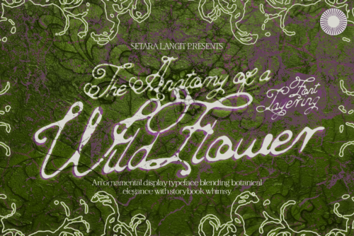 Wild-Flower-Gothic-Font-Layering